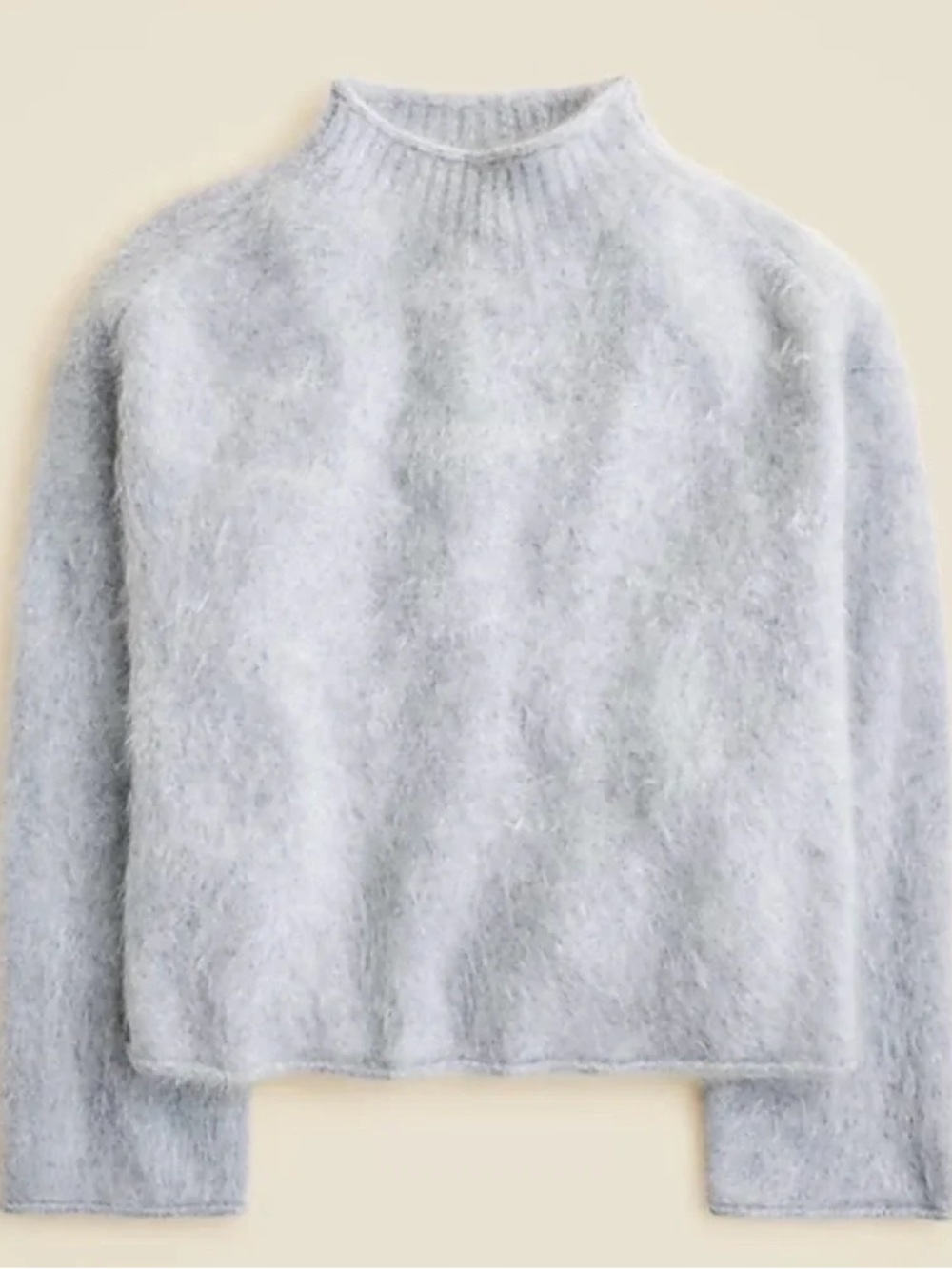 J Crew Brushed cashmere 2025 Rollneck sweater